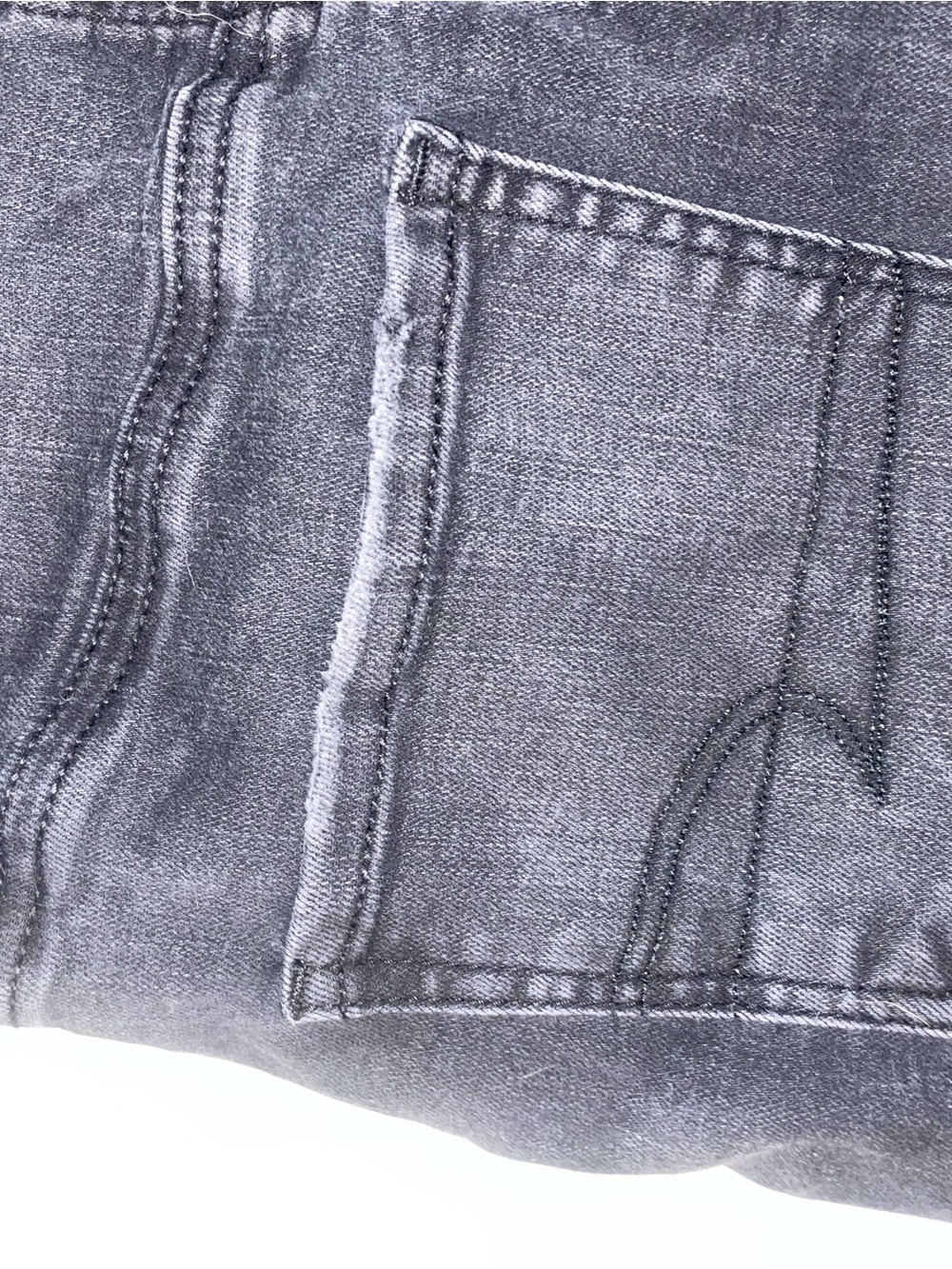 American Eagle Outfitters Next Level Stretch Distressed High-Rise Jean Shorts - Picture 6 of 10
